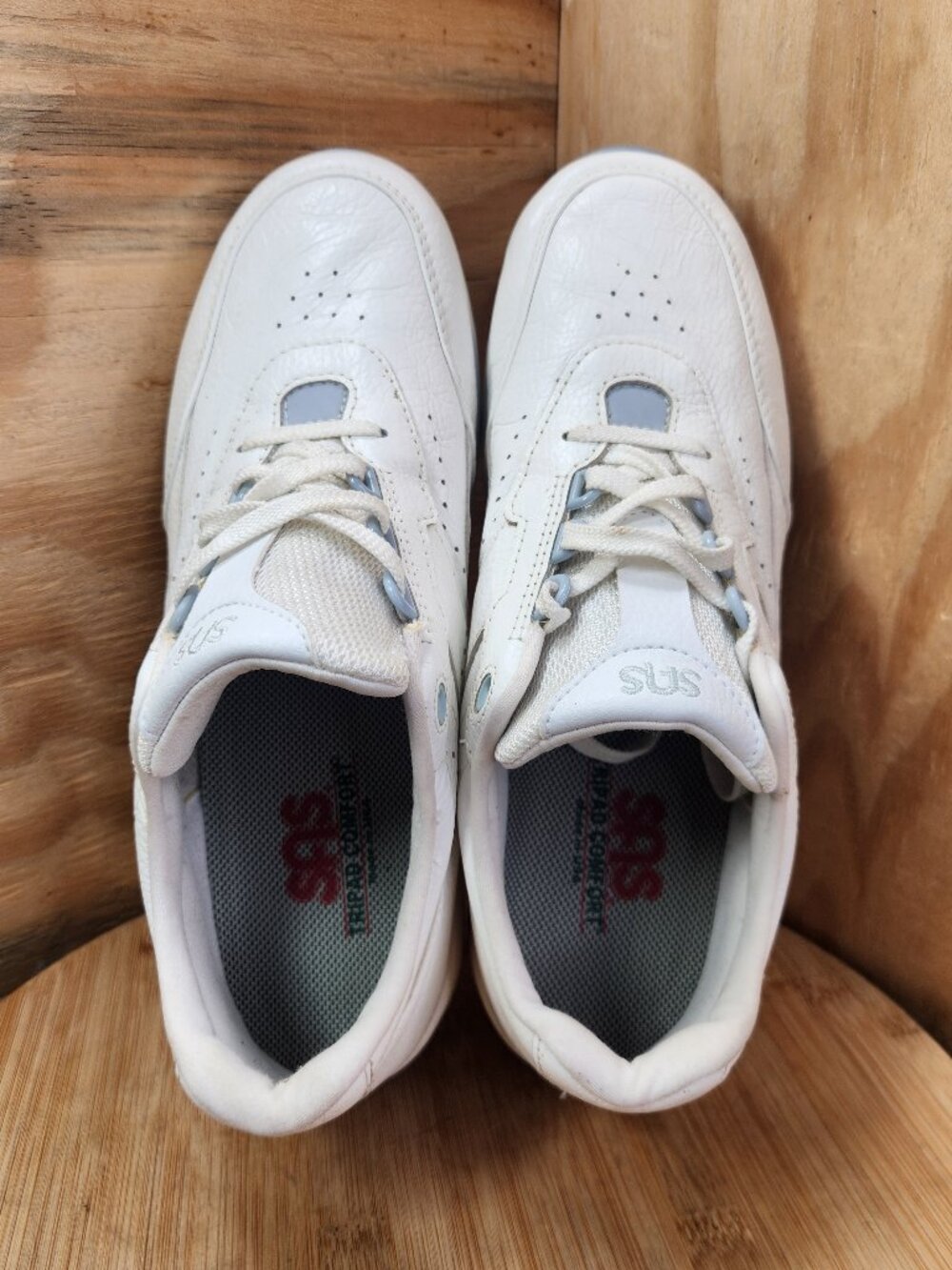 SAS Tripad Comfort Tour Womens White Leather Walking Shoes Sneakers Size 11.5 - Picture 6 of 9